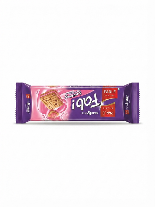 Parle Hide & Seek Fab! Strawberry | Cream Sandwich Biscuits