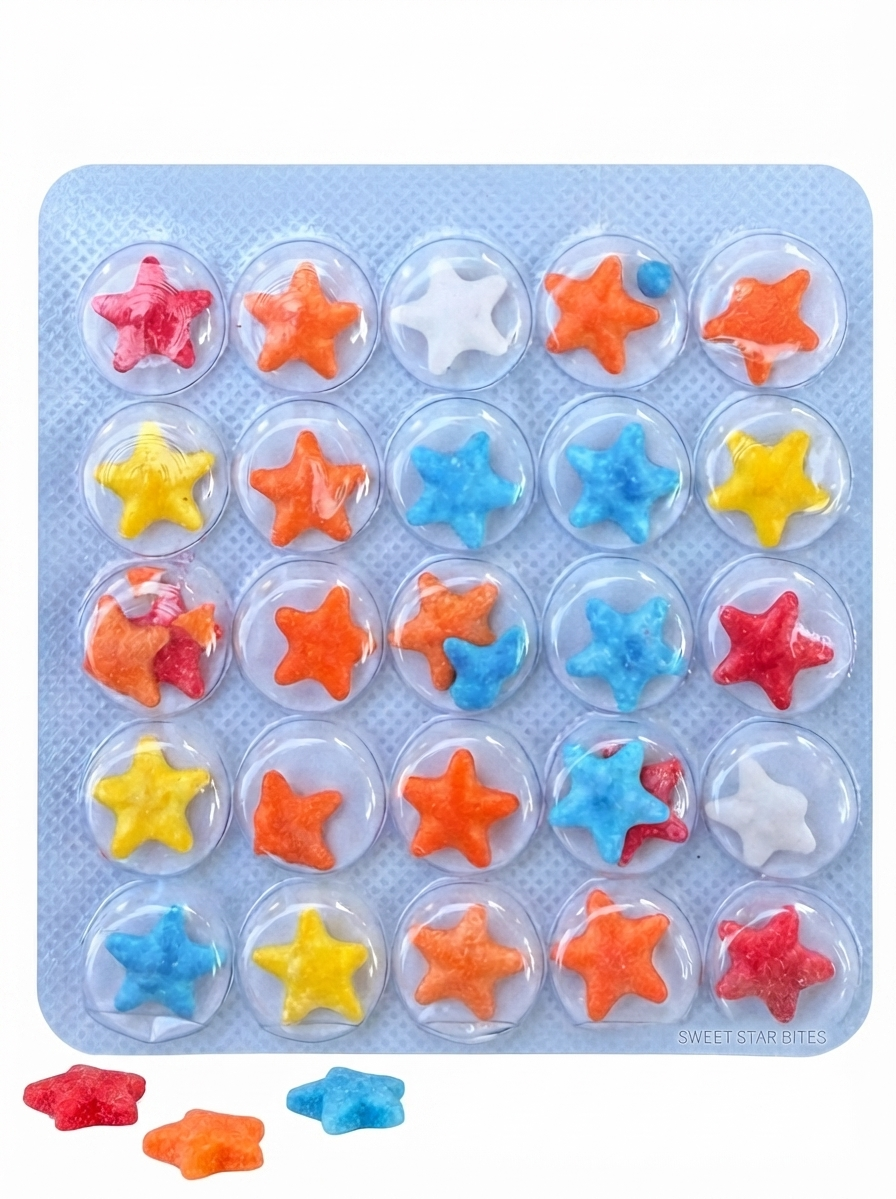 COLORFUL STARS I PACK OF 10
