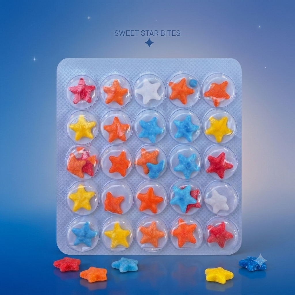 COLORFUL STARS I PACK OF 10
